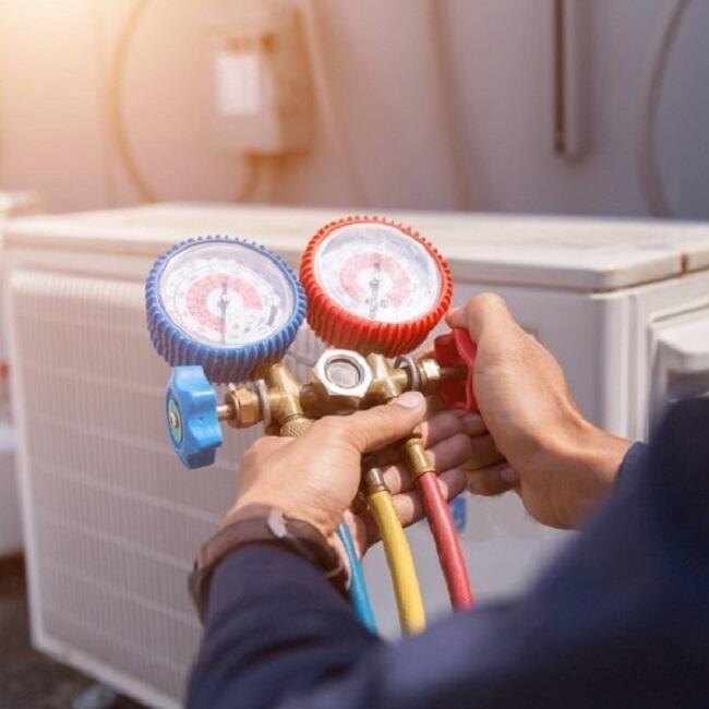 Professional HVAC heating maintenance