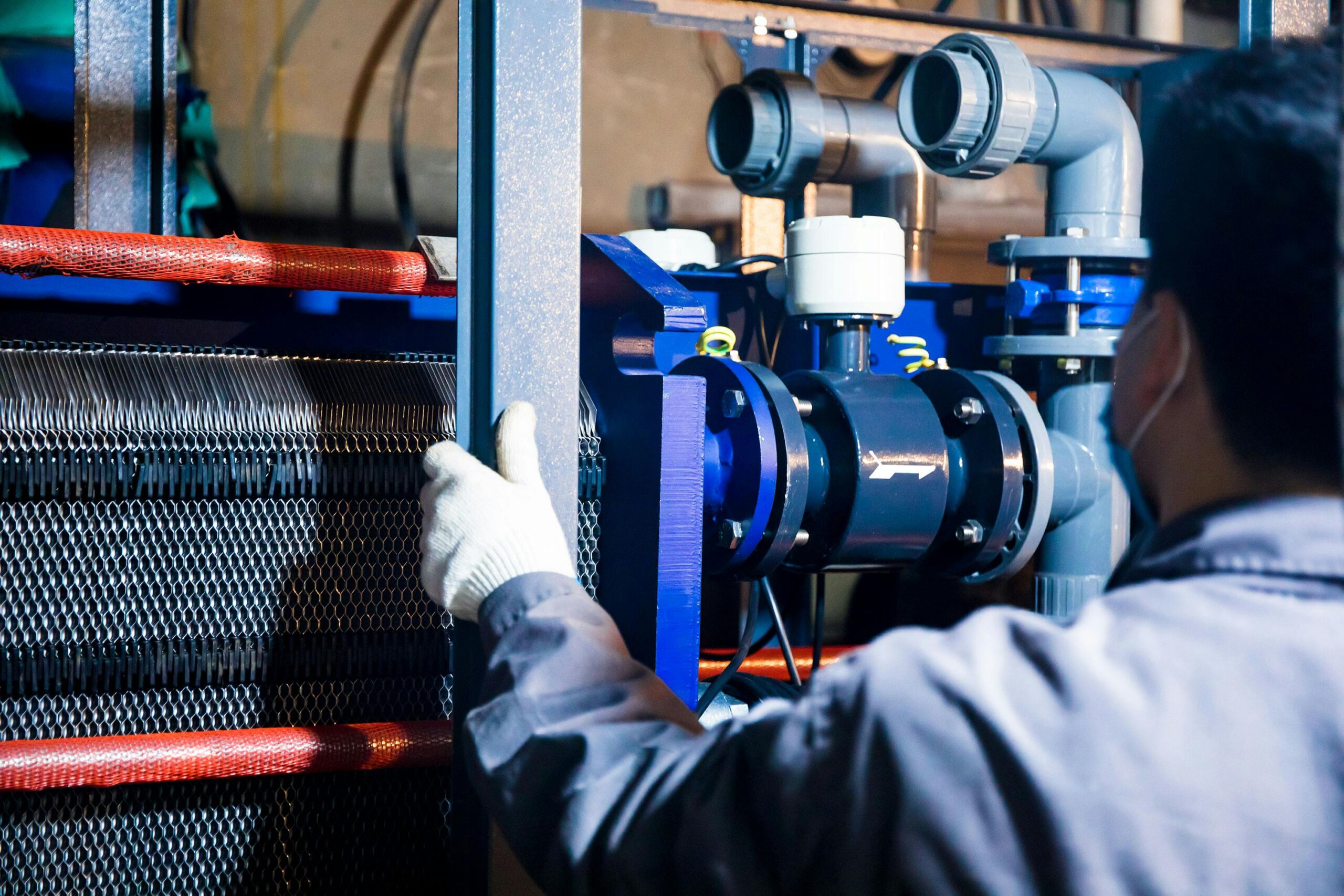 Residential HVAC maintenance inspection